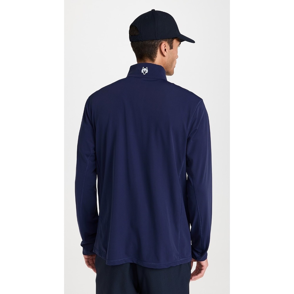 Greyson Men's Colorado Quarter Zip Long Sleeve Shirt Blue XL